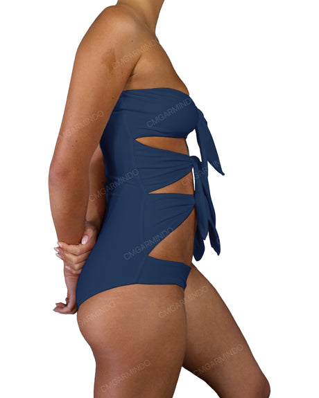 Triple Knot Strapless One Piece