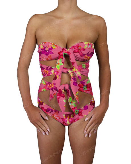 Triple Knot Strapless One Piece