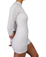 Long Sleeve Raglan Shorts One Piece