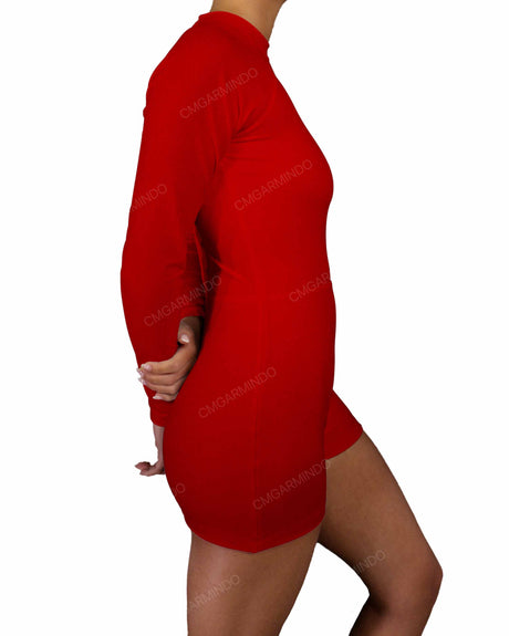 Long Sleeve Raglan Shorts One Piece