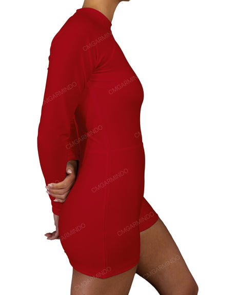 Long Sleeve Raglan Shorts One Piece