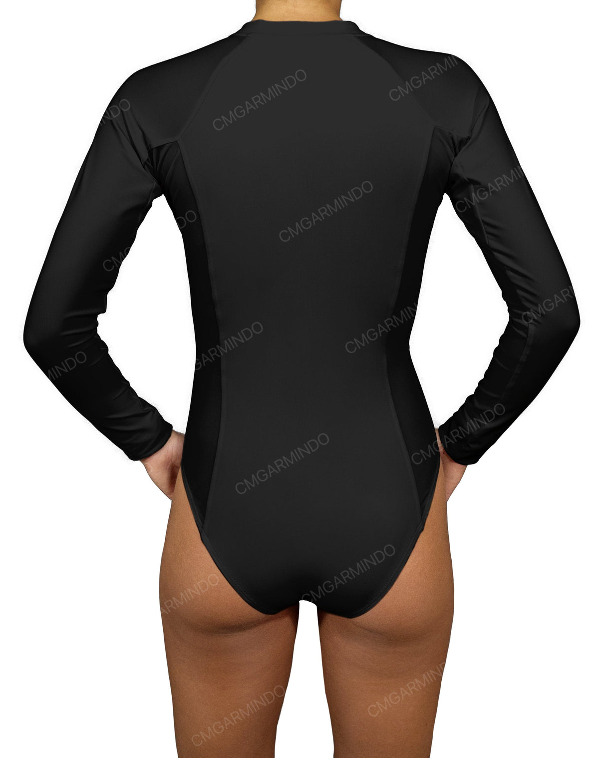 Long Sleeve Raglan Side Panel One Piece