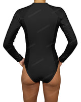 Long Sleeve Raglan Side Panel One Piece