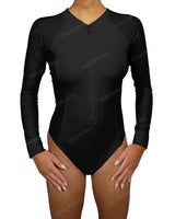Long Sleeve Raglan Side Panel One Piece