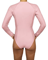 Long Sleeve Raglan Side Panel One Piece