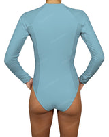 Long Sleeve Raglan Side Panel One Piece