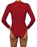 Long Sleeve Raglan Side Panel One Piece