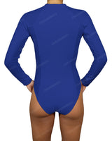 Long Sleeve Raglan Side Panel One Piece