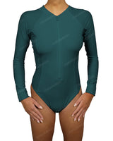 Long Sleeve Raglan Side Panel One Piece