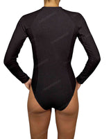 Long Sleeve Raglan Side Panel One Piece