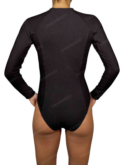 Long Sleeve Raglan Side Panel One Piece