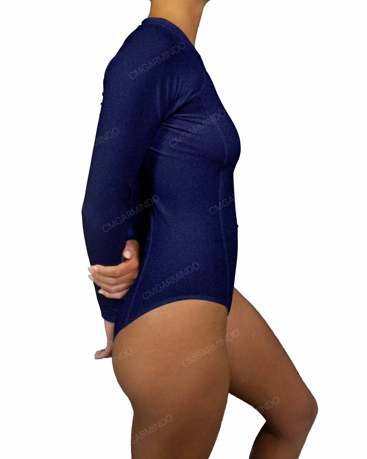 Long Sleeve Raglan Side Panel One Piece