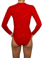 Long Sleeve Raglan Side Panel One Piece