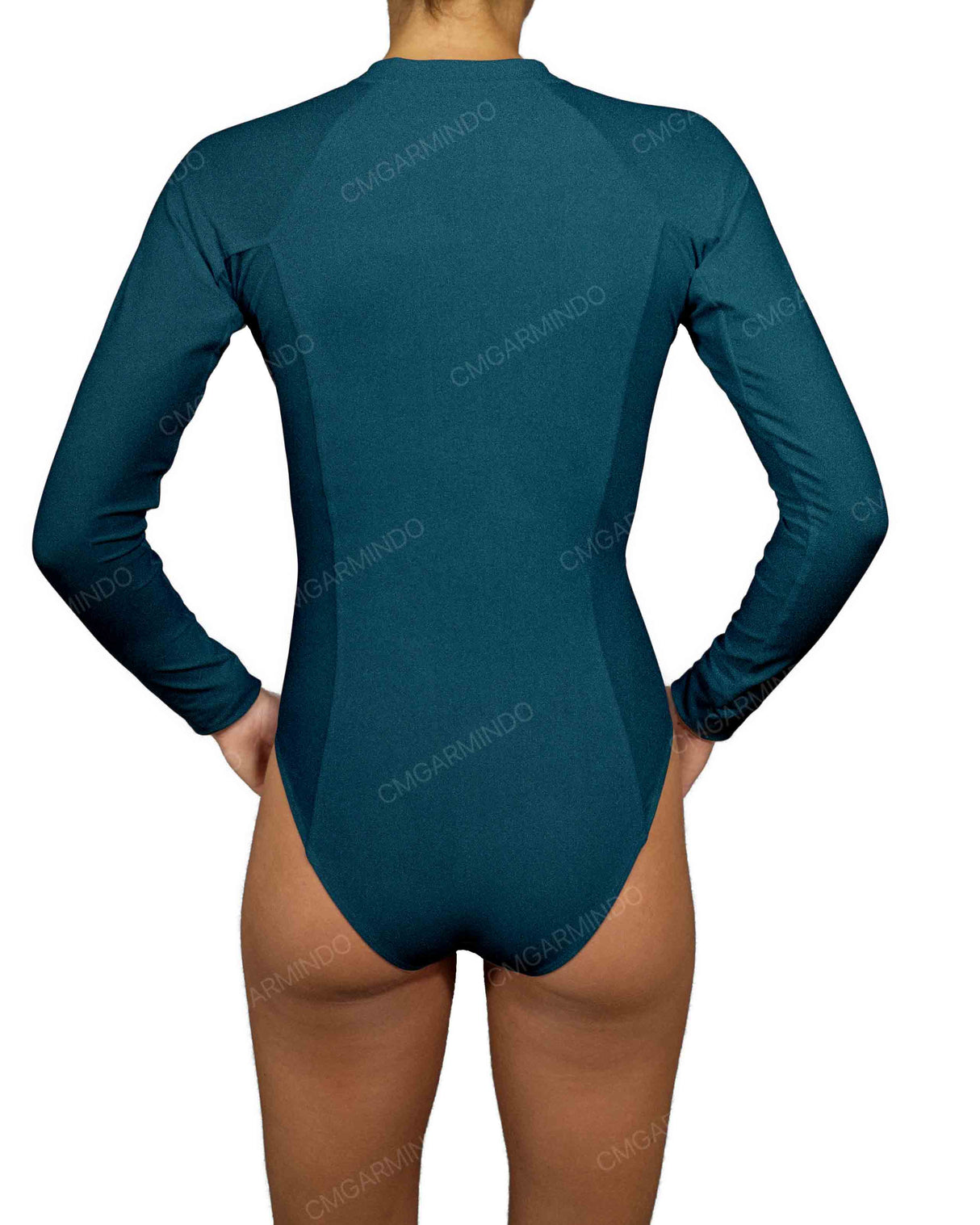 Long Sleeve Raglan Side Panel One Piece