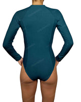 Long Sleeve Raglan Side Panel One Piece