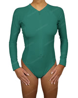 Long Sleeve Raglan Side Panel One Piece