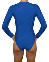 Long Sleeve Raglan Side Panel One Piece