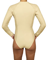 Long Sleeve Raglan Side Panel One Piece