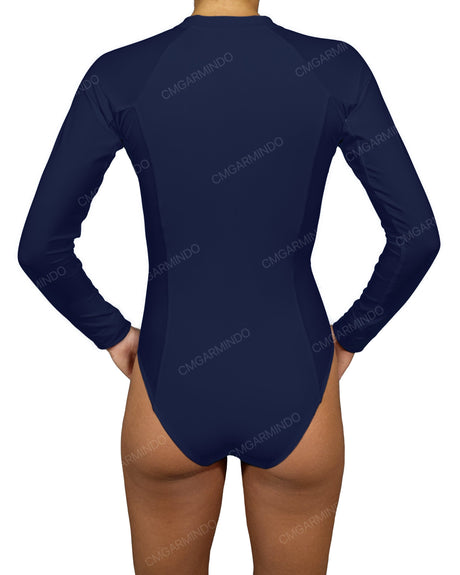 Long Sleeve Raglan Side Panel One Piece