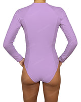 Long Sleeve Raglan Side Panel One Piece