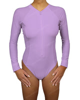 Long Sleeve Raglan Side Panel One Piece