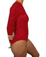 Long Sleeve Raglan Side Panel One Piece