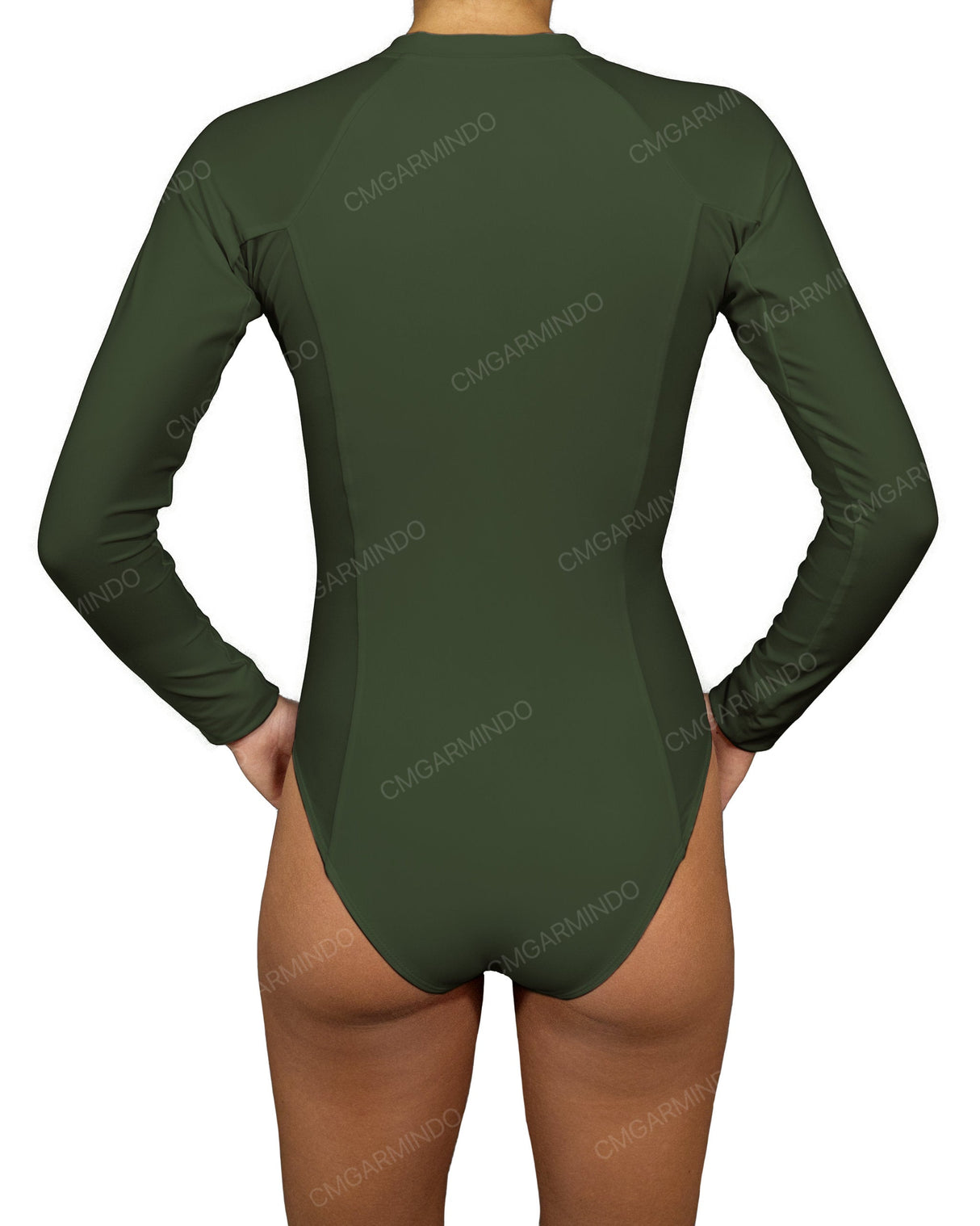 Long Sleeve Raglan Side Panel One Piece