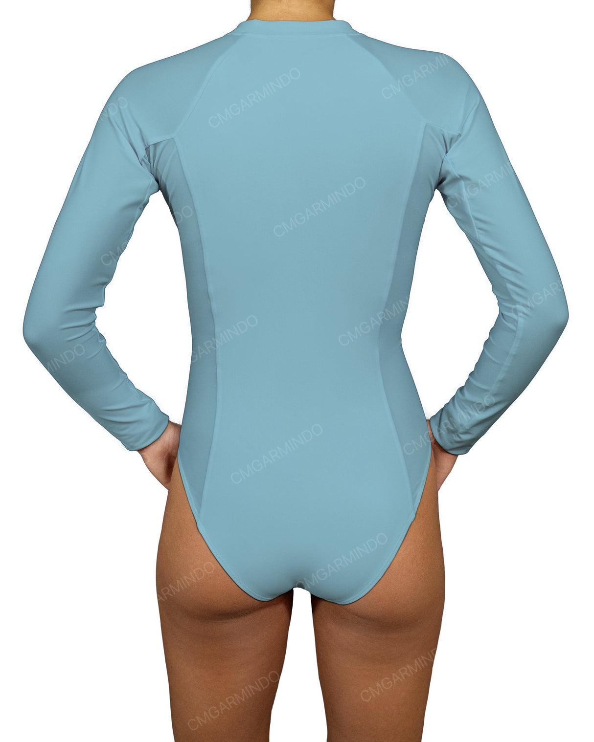 Long Sleeve Raglan Side Panel One Piece