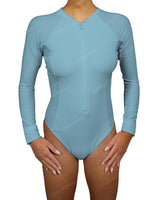Long Sleeve Raglan Side Panel One Piece