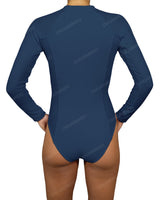 Long Sleeve Raglan Side Panel One Piece