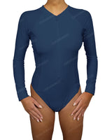 Long Sleeve Raglan Side Panel One Piece