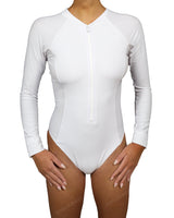Long Sleeve Raglan Side Panel One Piece