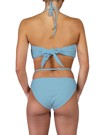 V-Halter Ring Bandeau Top