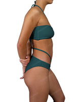 V-Halter Ring Bandeau Top