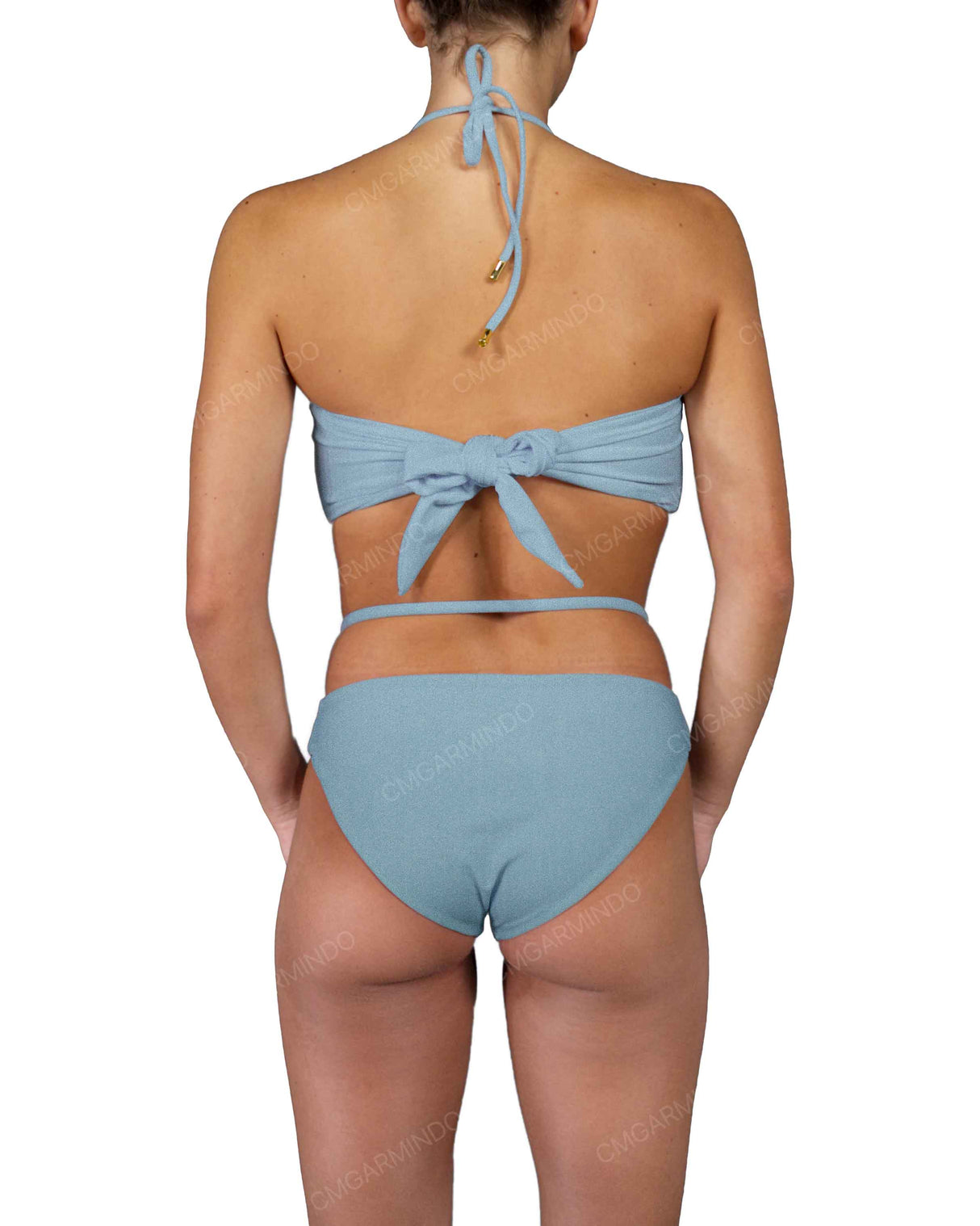 V-Halter Ring Bandeau Top