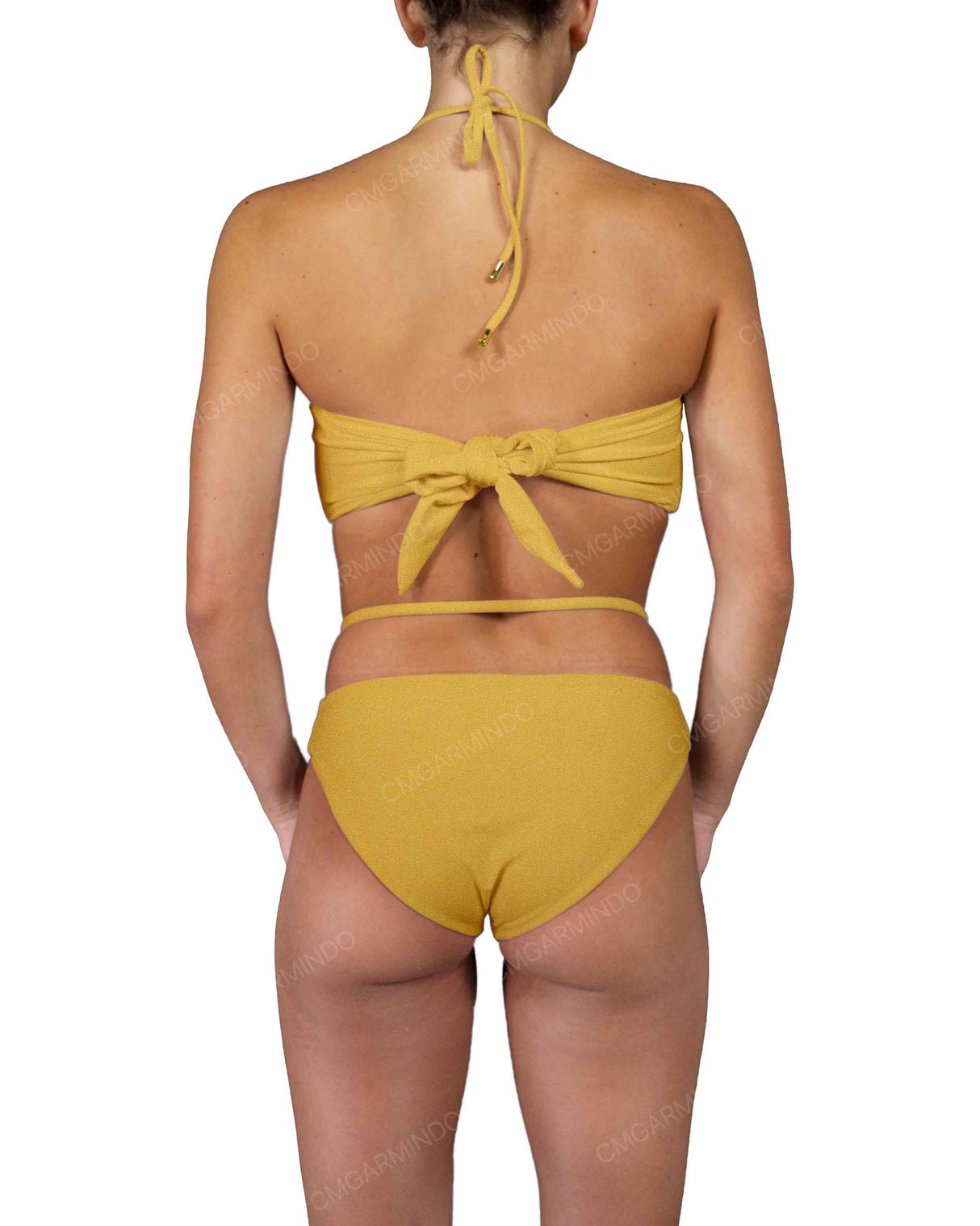 V-Halter Ring Bandeau Top