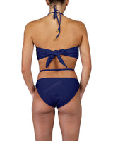 V-Halter Ring Bandeau Top