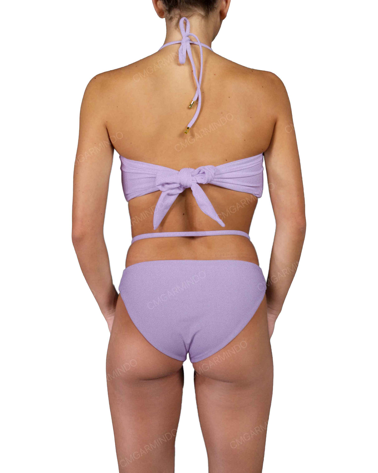 V-Halter Ring Bandeau Top
