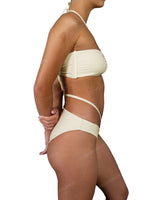 V-Halter Ring Bandeau Top