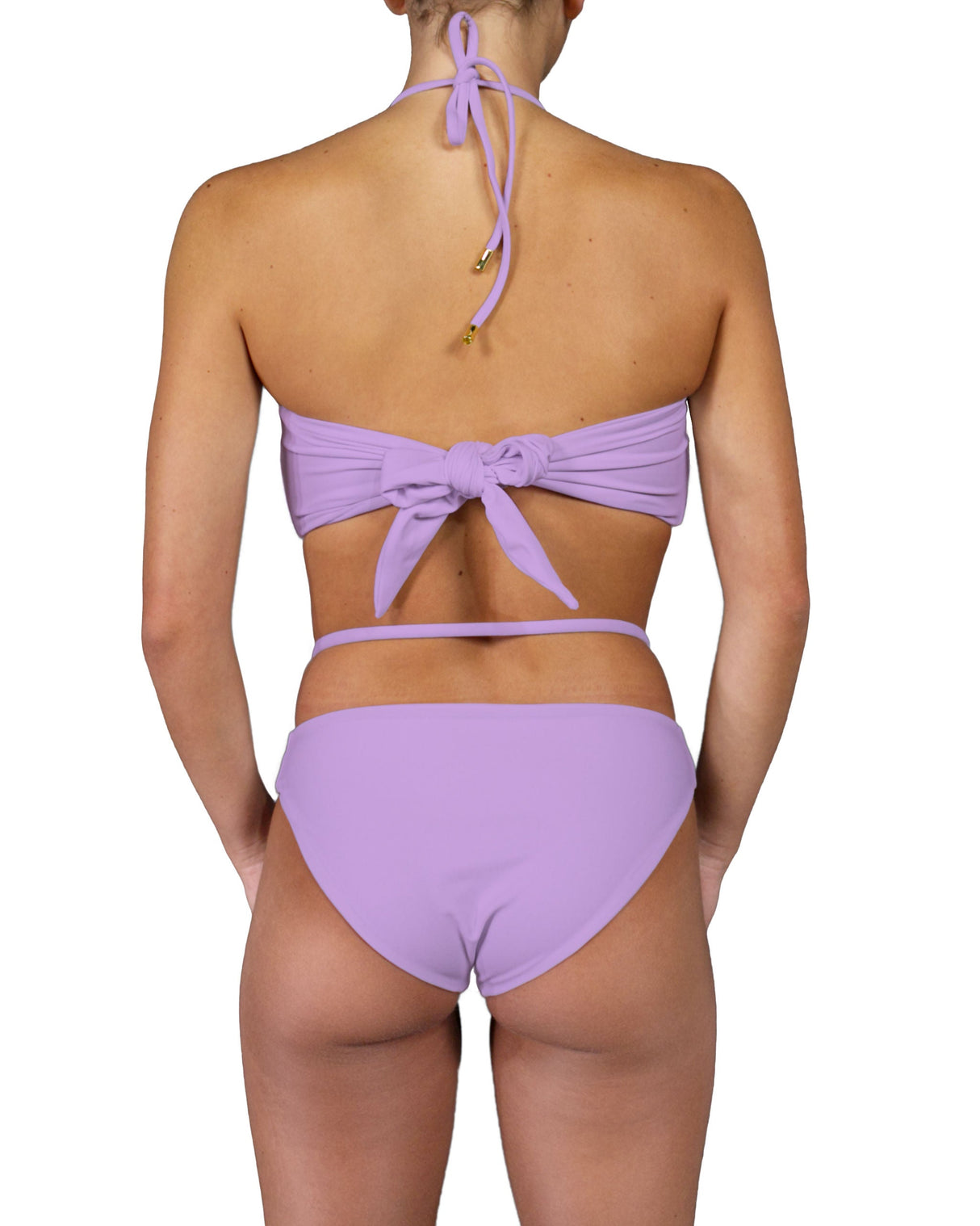 V-Halter Ring Bandeau Top