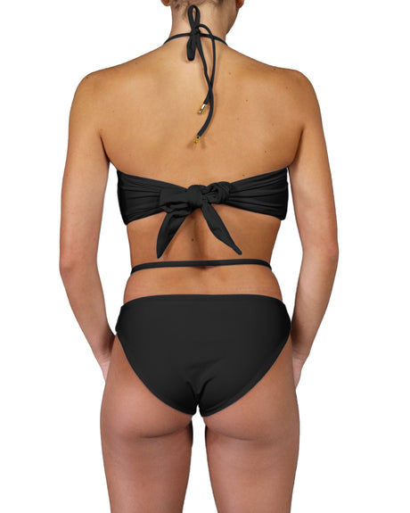 V-Halter Ring Bandeau Top