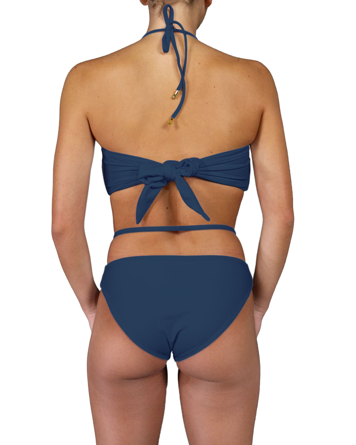 V-Halter Ring Bandeau Top