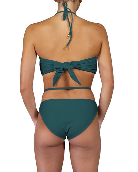 V-Halter Ring Bandeau Top