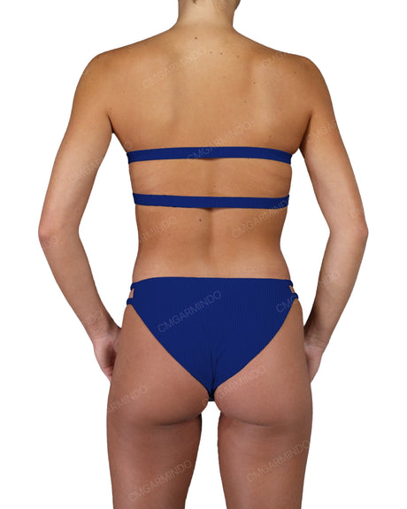 Double Back Strap Bandeau Top