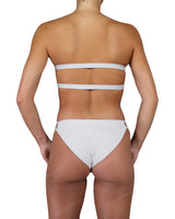 Double Back Strap Bandeau Top