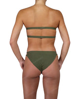 Double Back Strap Bandeau Top