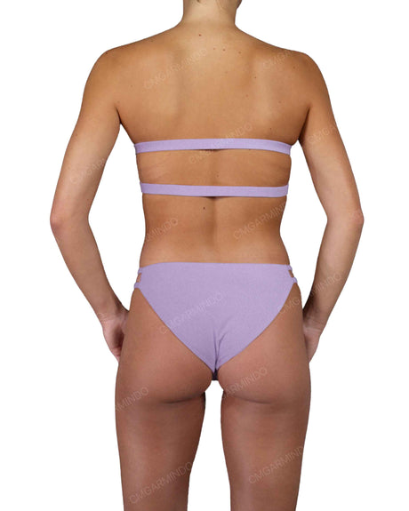 Double Back Strap Bandeau Top