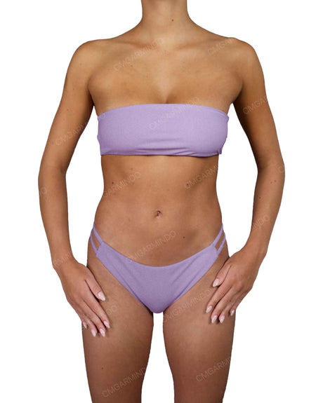 Double Back Strap Bandeau Top
