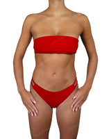 Double Back Strap Bandeau Top