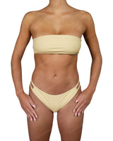 Double Back Strap Bandeau Top
